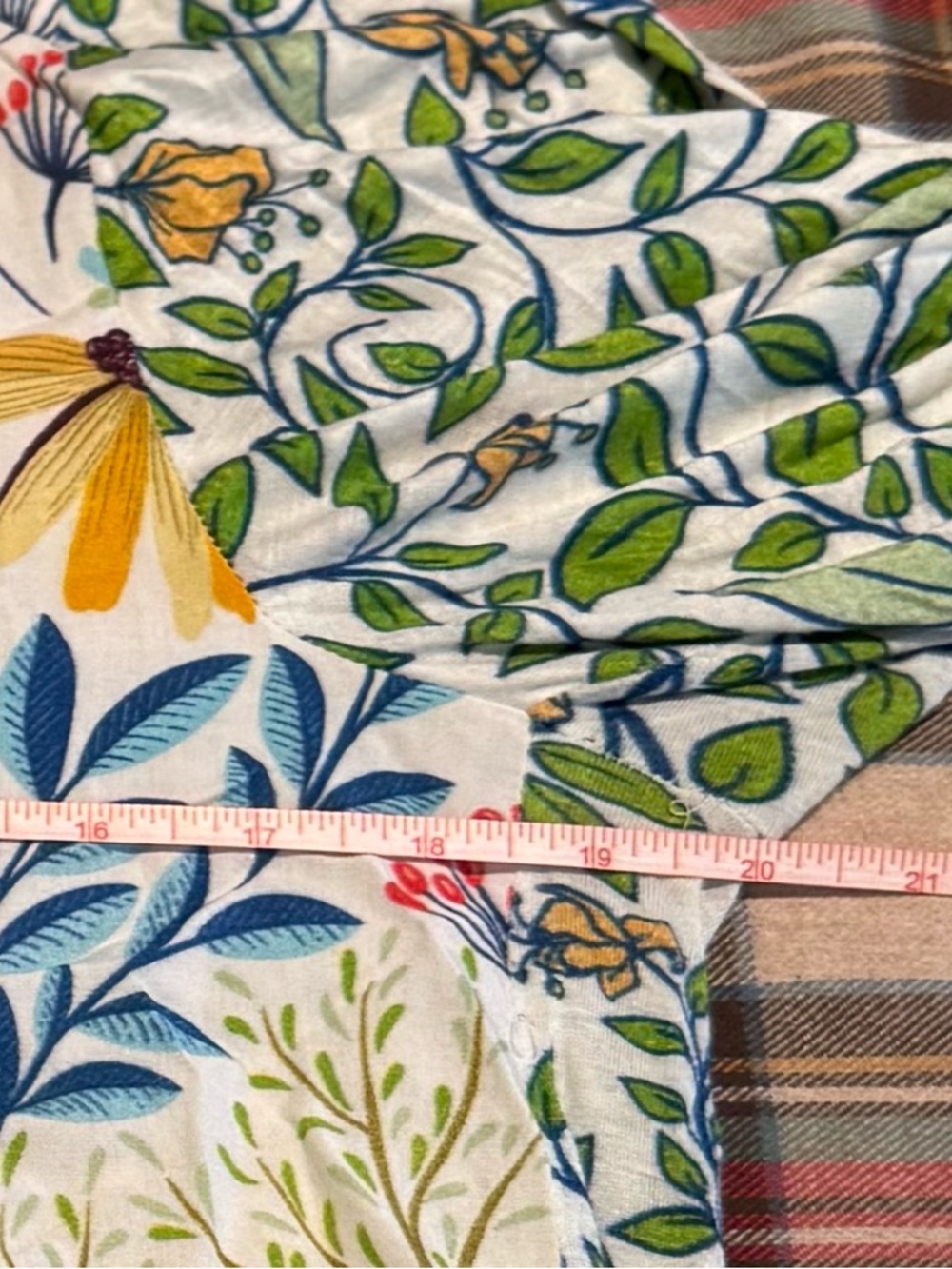 Anthropologie Floral V-Neck Peasant Blouse in Multi - Picture 6 of 6